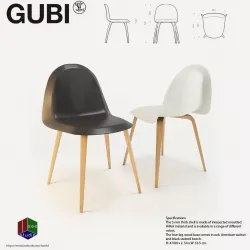 Gubi Chair 3D model