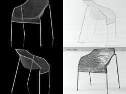 Heaven Stacking Armchair 486 3D model