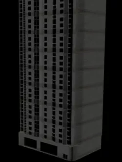 High building 3D model
