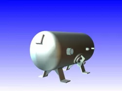 Horizontal air receiver 100 l