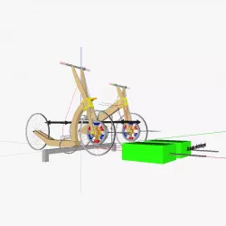Human powered vehicles for bicycle sharing systems 3D model