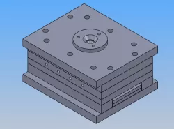 injection mold 3D model