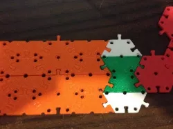 Interlocking Hexagons, the Grid