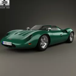 Jaguar XJ13 1966 3D model