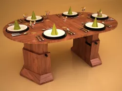 Kameleon coffee table/dinner table 