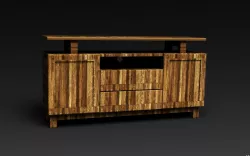 Kiaat Tv-Unit