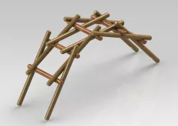 Leonardo da Vinci Self Supporting Bridge