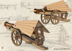 Leonardo da vinci - Spingarde or Cannon
