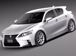 Lexus CT 200h 2014 3D model