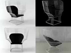 Link Easy Chair 3D model