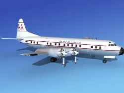 Lockheed L-188 Electra HP Aero Alliance 3D model