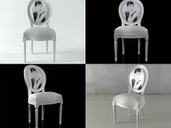 Louis Audrey White 3D model