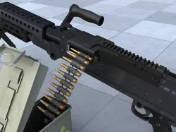 M240 Machine Gun 3D model