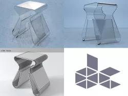 Magino Side Table 3D model