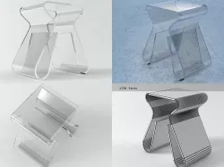 Magino Stool 3D model