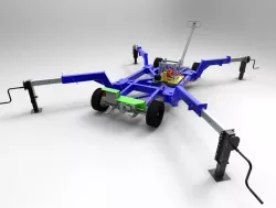 Mastclimber undercarriage 