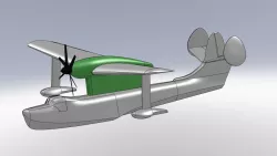 Model Contra Rotating props