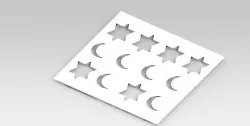 Model sheet metal stamping with - Modelo de Chapa metalica com estampo 