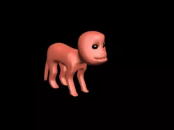 monkey 3d models 3ds max file autodesk fbx file obj file 3D model