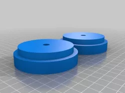 My Customized Large 64mm Spool Adapter for 8mm rod