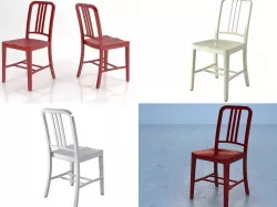Navy Chair 3D model