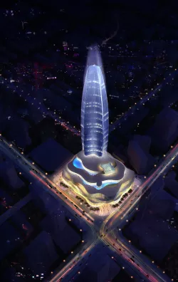 Night Skyscraper Cityscape 441 3D Models 3D model