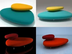 Pebbles 3D model