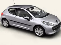 Peugeot 207 3 door 3D model
