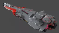 PG Defense Cruiser 3D model