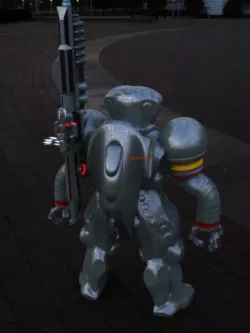 PG Infantry Bott w Pulse Rifle 3D model