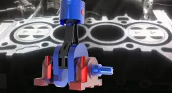 Piston and crank shaft
