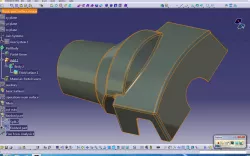 Plastic part surface design