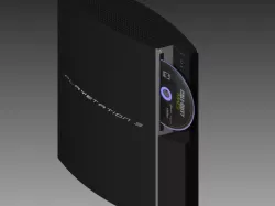 Playstation 3 with Game in disc slot