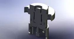 Pneumatic piston vibrator