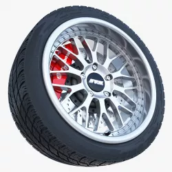  Porsche Wheel 3D model