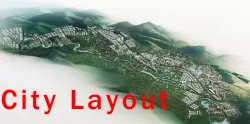 Posh Urban City Layout 3D model