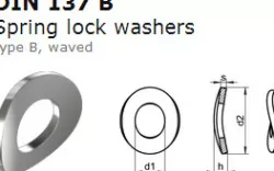 Poverzle - Spring lock washer DIN 137B