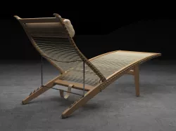 PP524 Deckchair 3D model