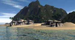 Quantum Beach 3D model