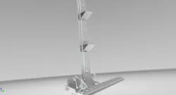 Raised Bookcase Strip & Shelf Stud