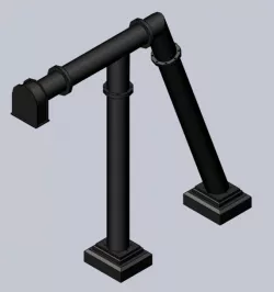 Rollercoaster track support