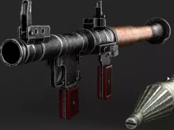 RPG 7 3D model