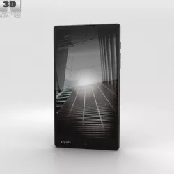 Sharp Aquos Xx Black 3D model