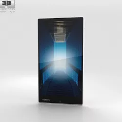  Sharp Aquos Xx White 3D model