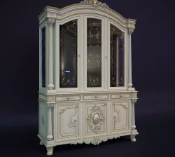 Silik Talia Glass Cabinet Art 9931 3D model