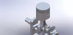 Single piston engine