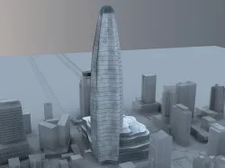  skyscraper 3D model