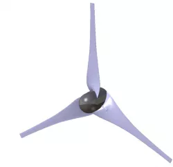 Small 3 Blade Wind Turbine