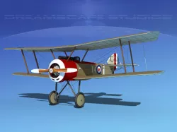 Sopwith Pup Fighter 3D model