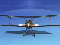 Sopwith Pup Fighter 3D model